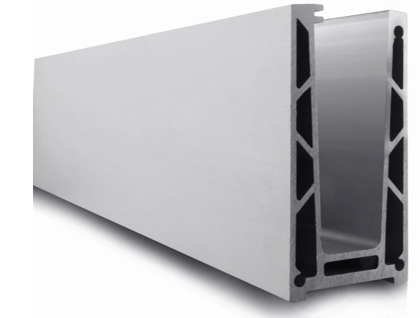 Stolpfria räcken. Pris från 2500 kr/m