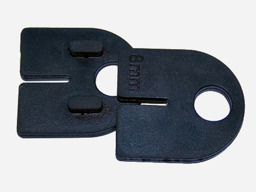 Gummi 8,8.76, 10, 10.76 mm för glasklämma 55 x55