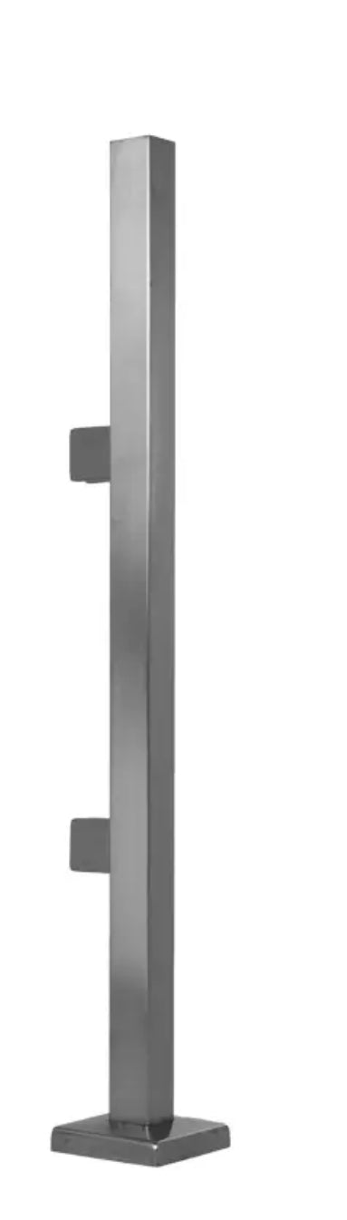 Änd stolpe 4-kant 980 mm komplett