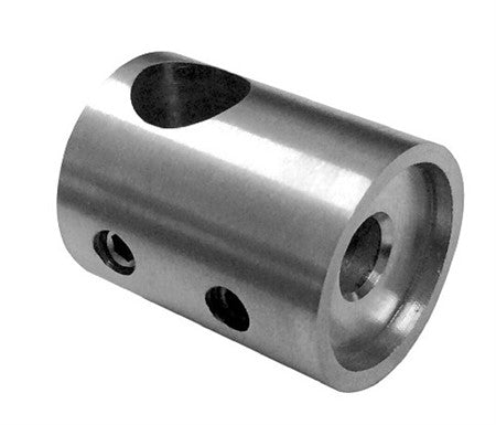 Stånghållare plan 12 mm stång