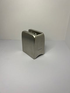 Klämfäste rör 42,4 mm Glas 8 mm / 8,76 mm Storlek: 45 x 45 mm M8 skruv ingår Säkerhetsplatta ingår 1 par gummi ingår. 8 mm gummin används till 8.38 mm glas.