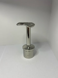 Handledarfäste 42,4 x 2,0 mm Spegelpolerat För vinklad handledare 90 grader