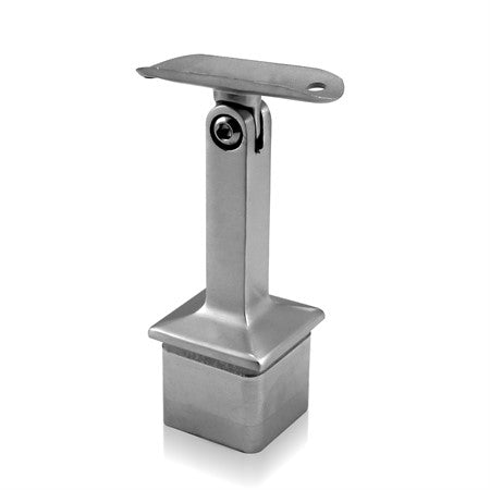 Handledarfäste 40 x 40 x 2,0 mm För rund handledare Justerbar