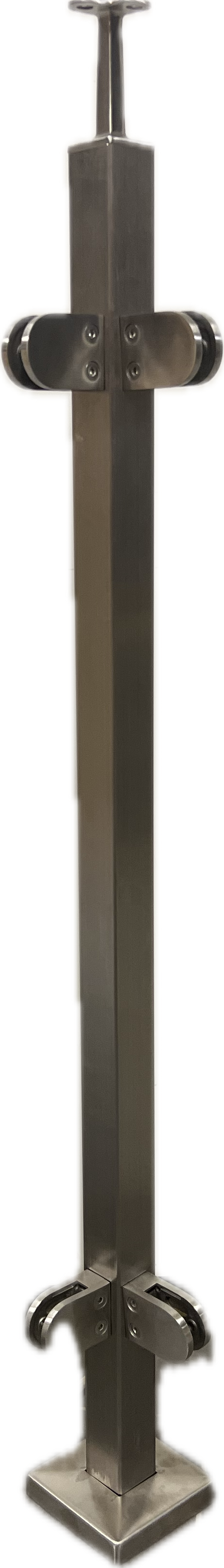 90 grader stolpe 4-kant komplett