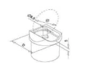 Adapter rör / rör 42,4 mm