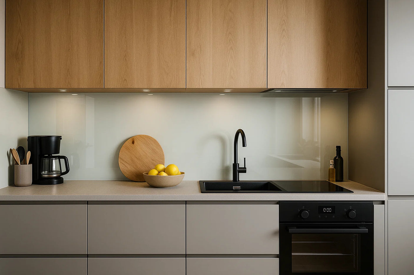 Köksglas. Pris från 900 kr/m2