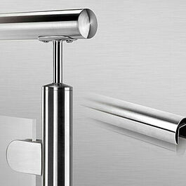 Rostfria räcken. Pris från 1995 kr/m