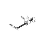 Stolphållare rör 42,4 mm M10 x 200 mm Styck pris