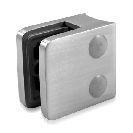 Klämfäste rör 42,4 mm Glas 6 mm / 8 mm / 8,76 mm Storlek: 45 x 63 mm M8 skruv ingår 1 par gummi ingår 6 mm
