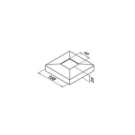 Lock 40 x 40 x 2,0 mm