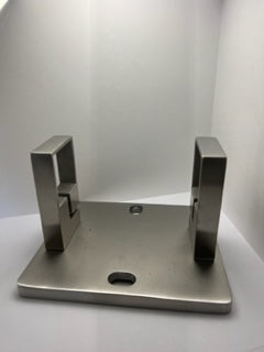 Stolphållare rör 40 x 40 mm Mått: höjd 150 mm Bredd 130 mm