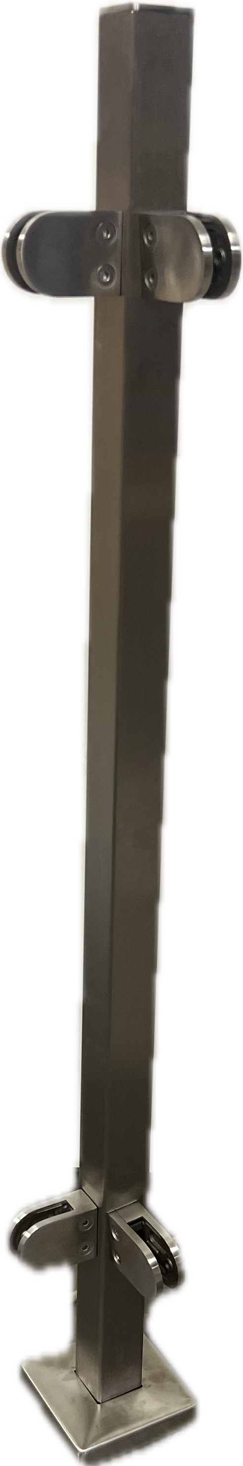 90 grader stolpe 4-kant komplett