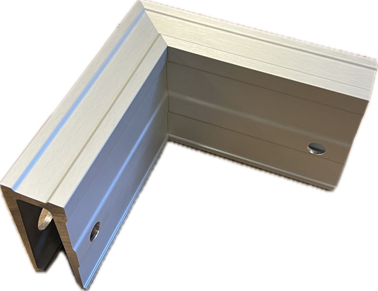 90° sidomonterad Innerhörn