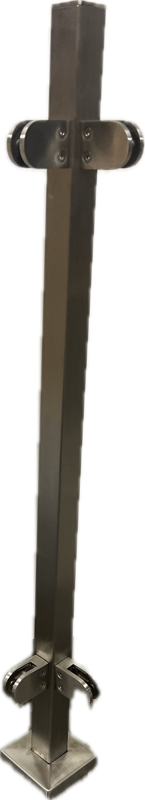 90 grader stolpe 4-kant komplett