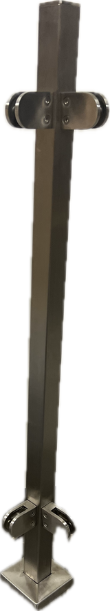 90 grader stolpe 4-kant komplett