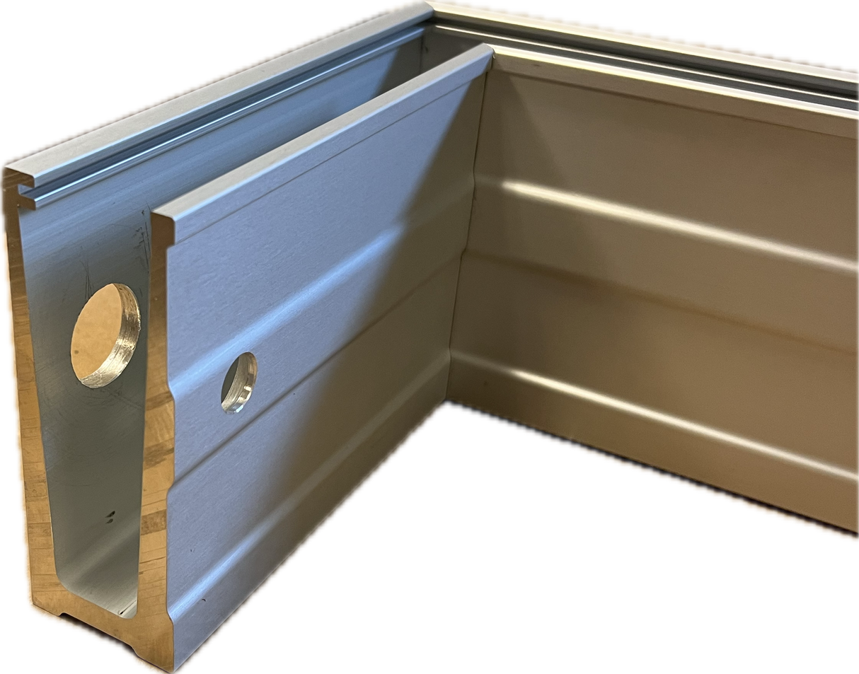 90° sidomonterad Innerhörn