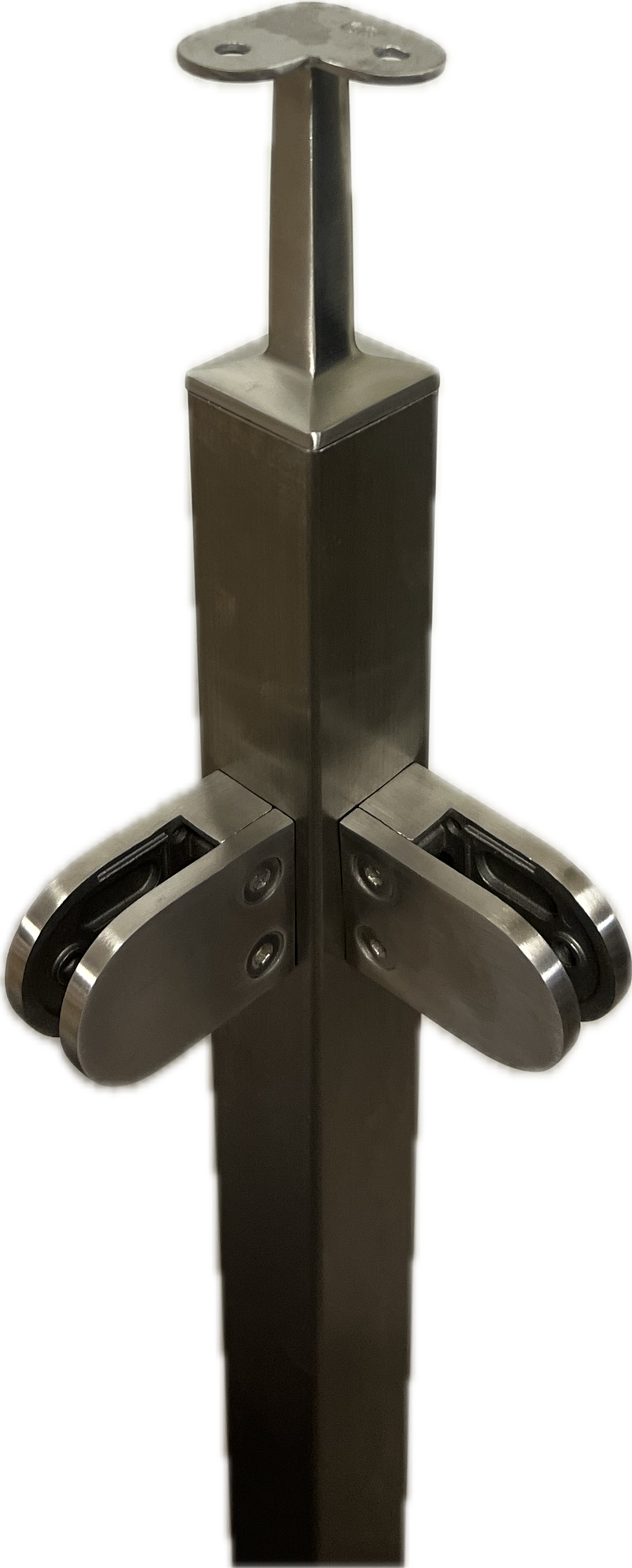 90 grader stolpe 4-kant komplett