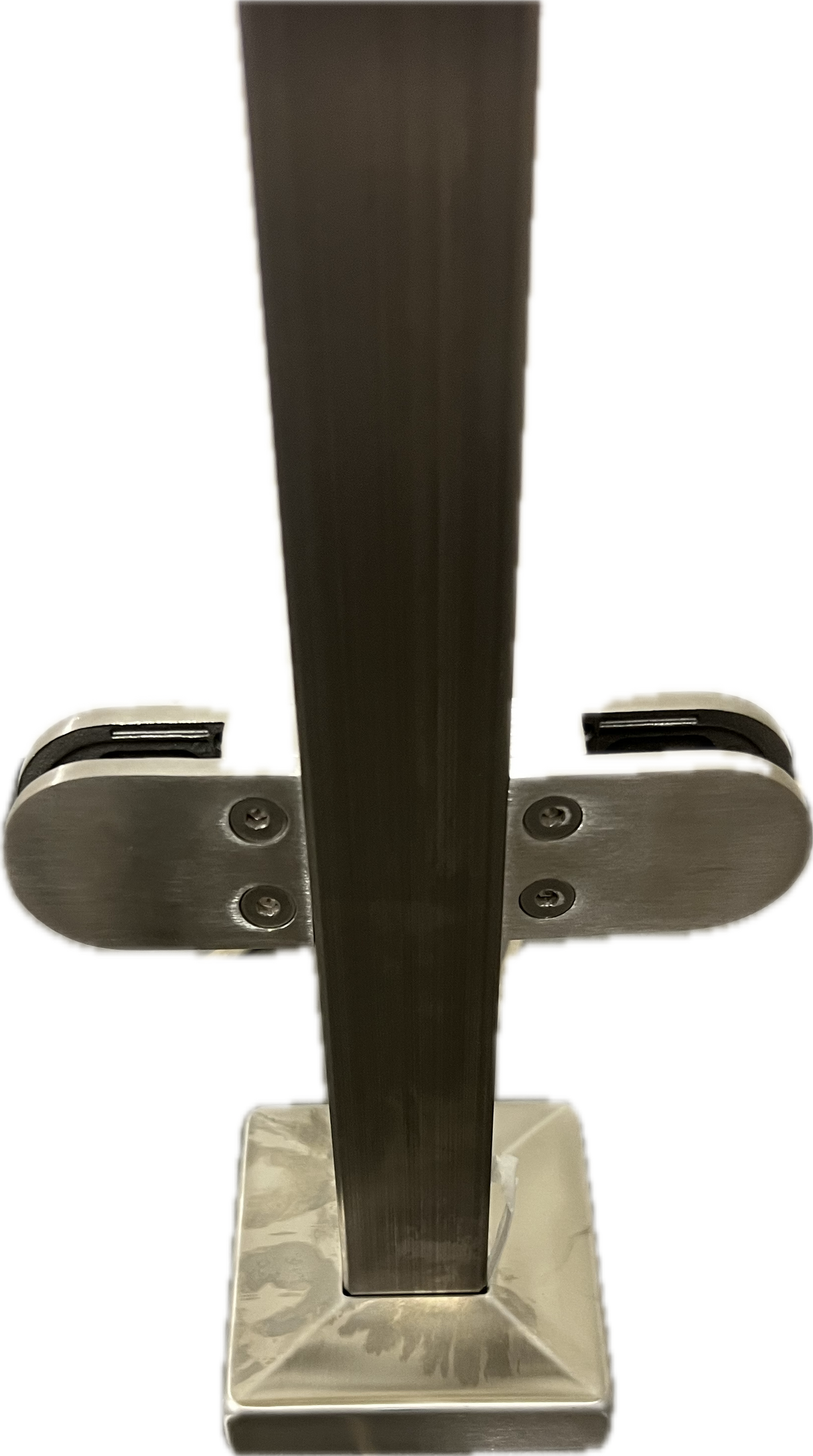 Mitt stolpe 4-kant 980 mm komplett