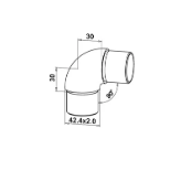 Rörförbindare rör 42,4 x 2,0 mm 90 grader.

Syrafastrostfritt AISI316

Artikelnummer: KM115-304

Yta: Satin G320

Kvalitet: 304