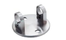 Stolphållare rör 42,4 mm Spegelpolerat D = 105 mm H =45 mm